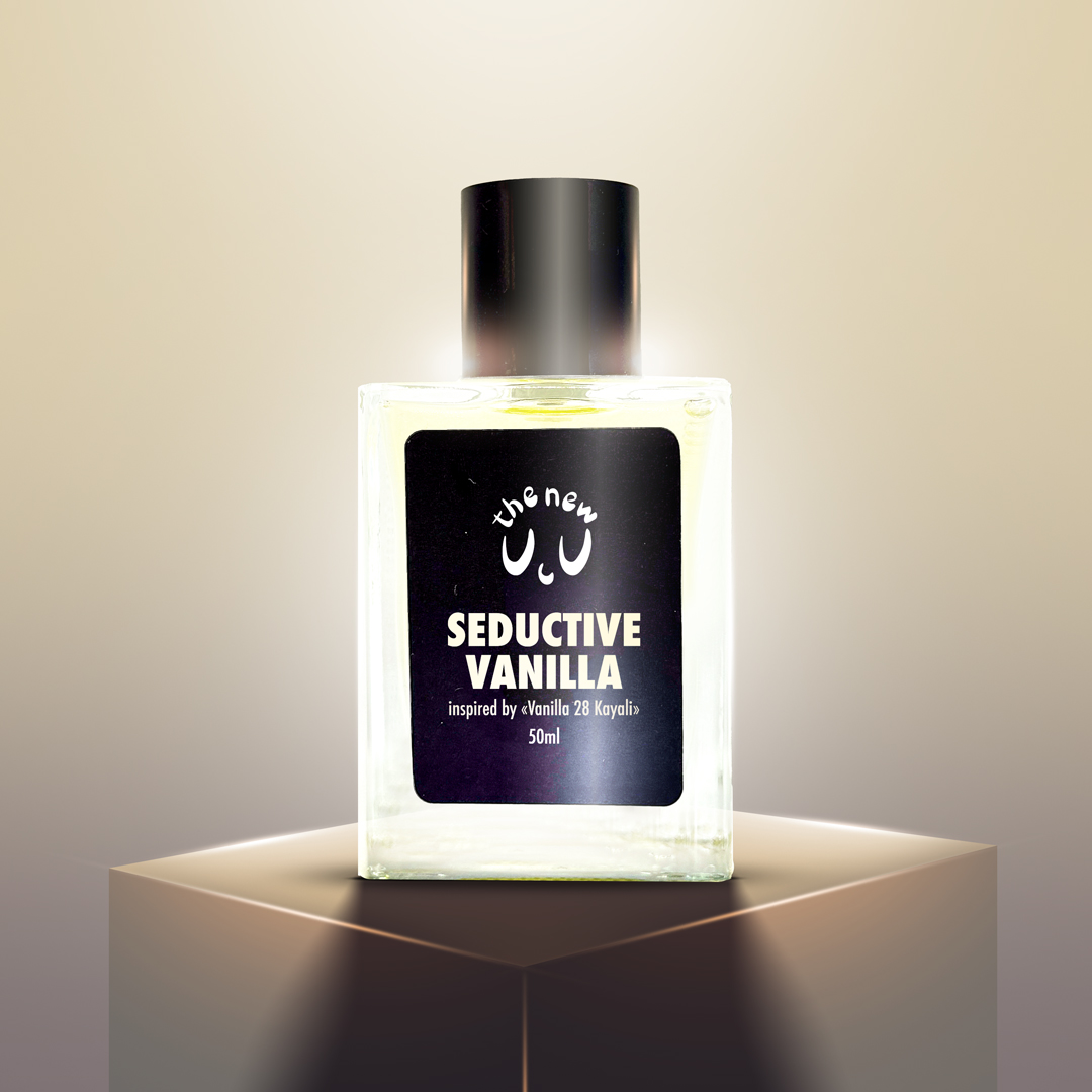 the new u,u seductive vanilla perfume botte